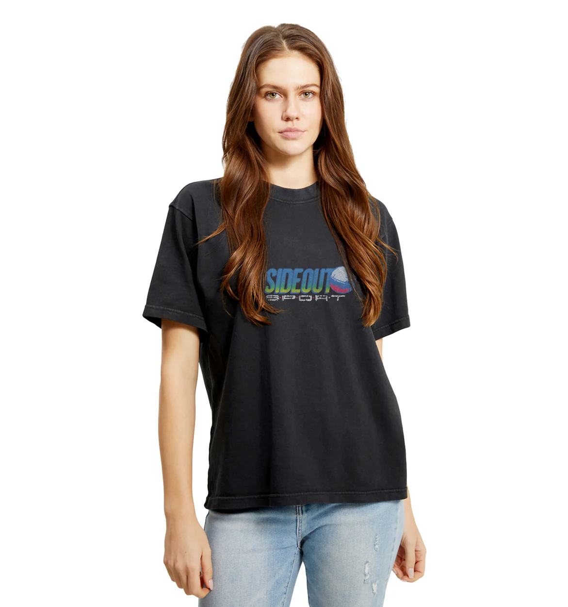 Endless Summer Classic Neon Graphic Black Boxy T-Shirt - Image 3