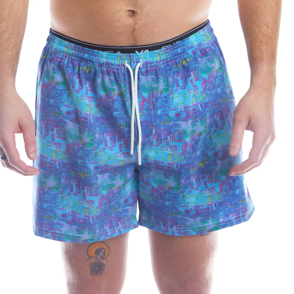 Men's Volley Shorts Revival Prints - Image 34