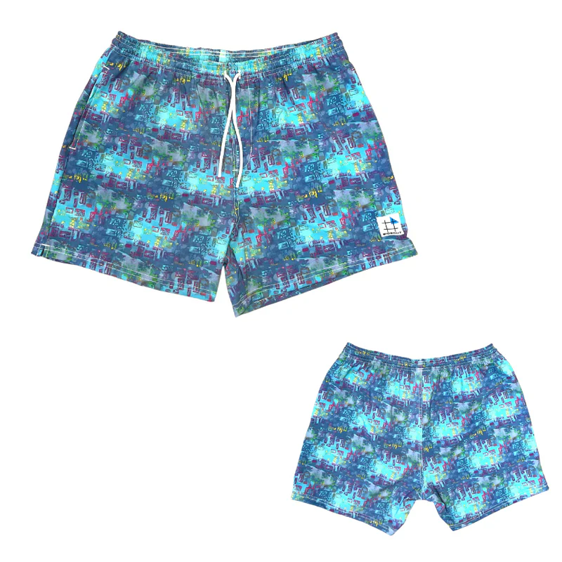 Men's Volley Shorts Revival Prints - Image 36